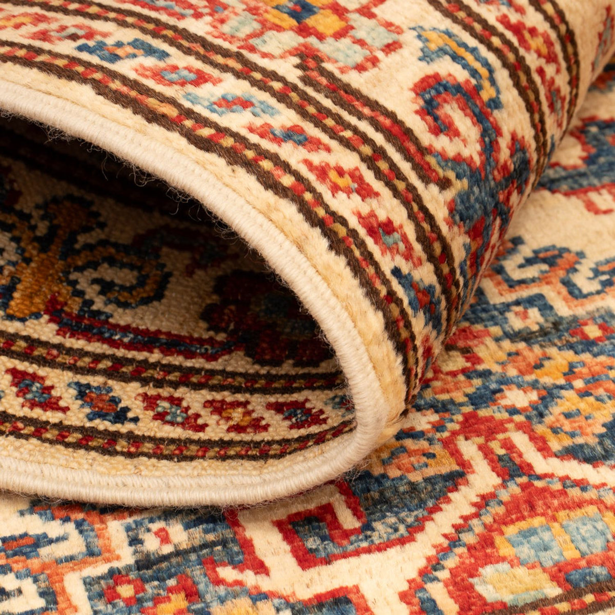 Dywan Ziegler - Kazak - Royal - 93 x 57 cm - jasny beż