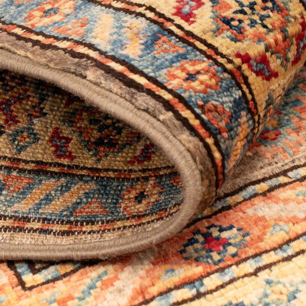 Dywan Ziegler - Kazak - Royal - 91 x 60 cm - oliwkowa zieleń