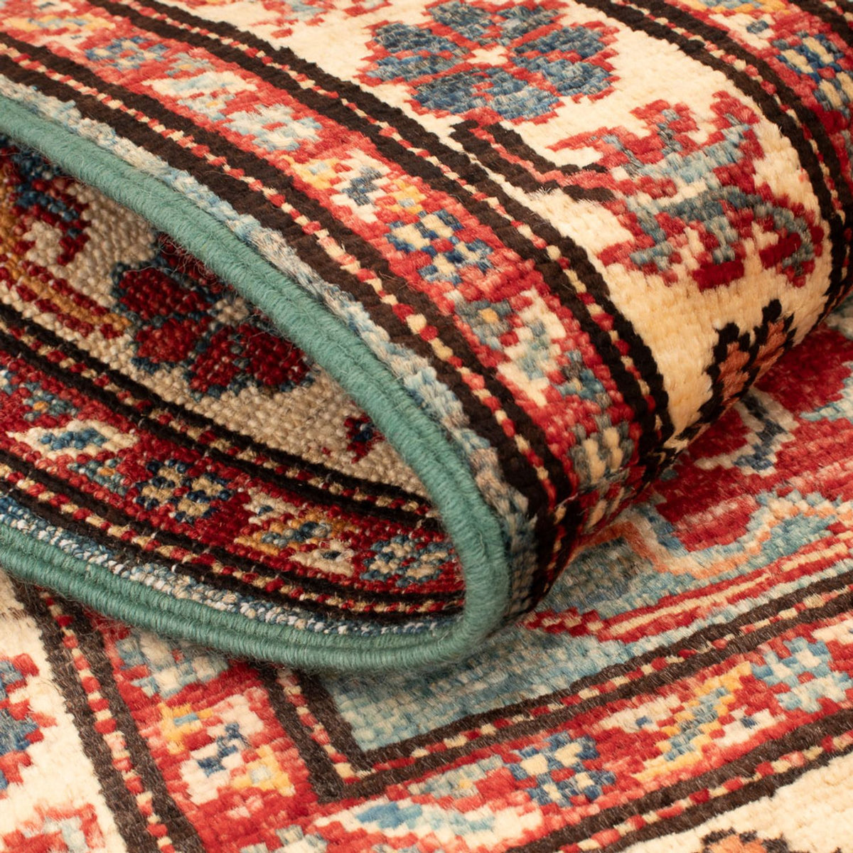 Dywan Ziegler - Kazak - Royal - 92 x 57 cm - jasnozielony