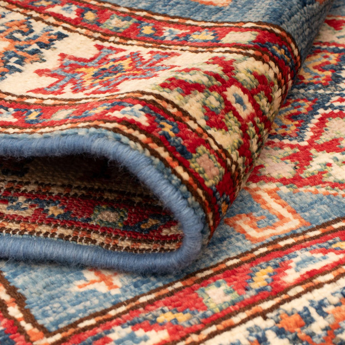 Dywan Ziegler - Kazak - Royal - 99 x 62 cm - niebieski