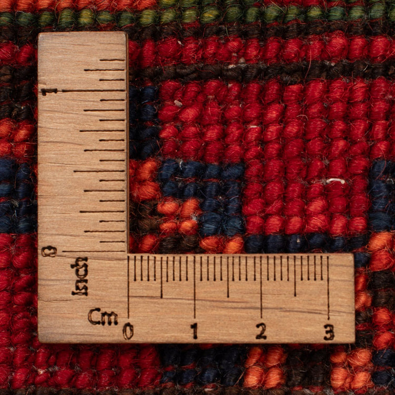 Dywan afgański - 125 x 82 cm - czerwony