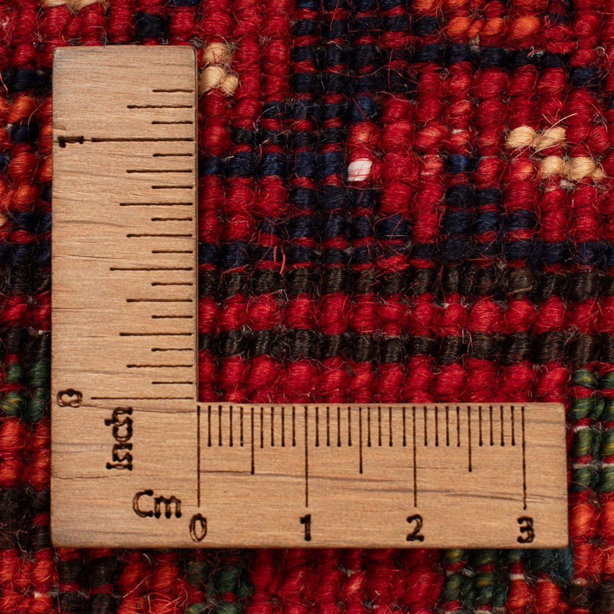 Dywan afgański - 126 x 82 cm - czerwony