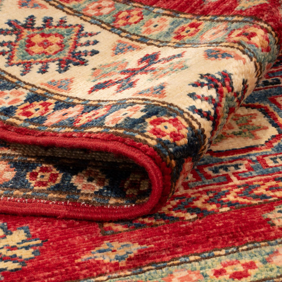 Dywan Ziegler - Kazak - Royal - 122 x 84 cm - bordowa czerwień