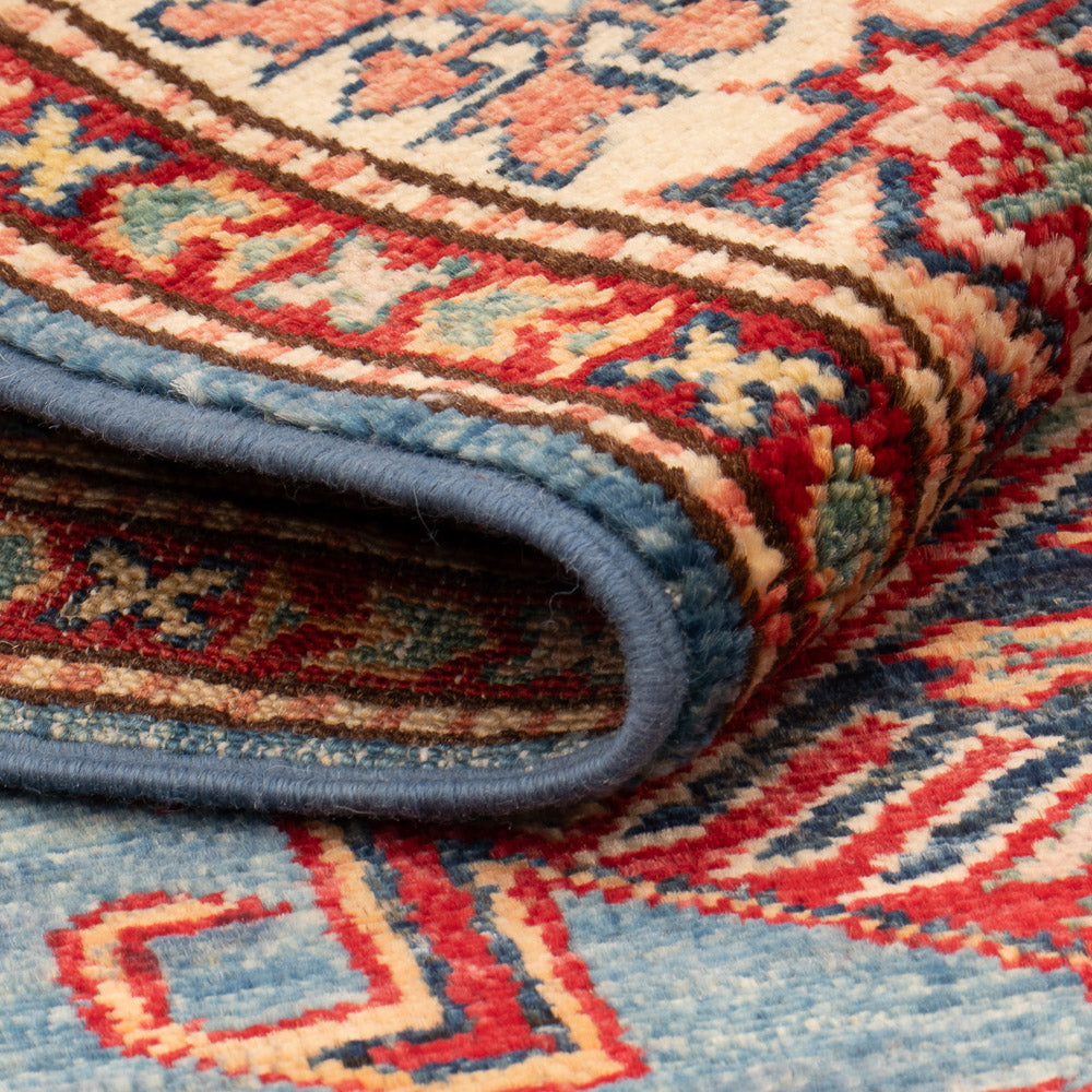 Dywan Ziegler - Kazak - Royal - 126 x 81 cm - niebieski