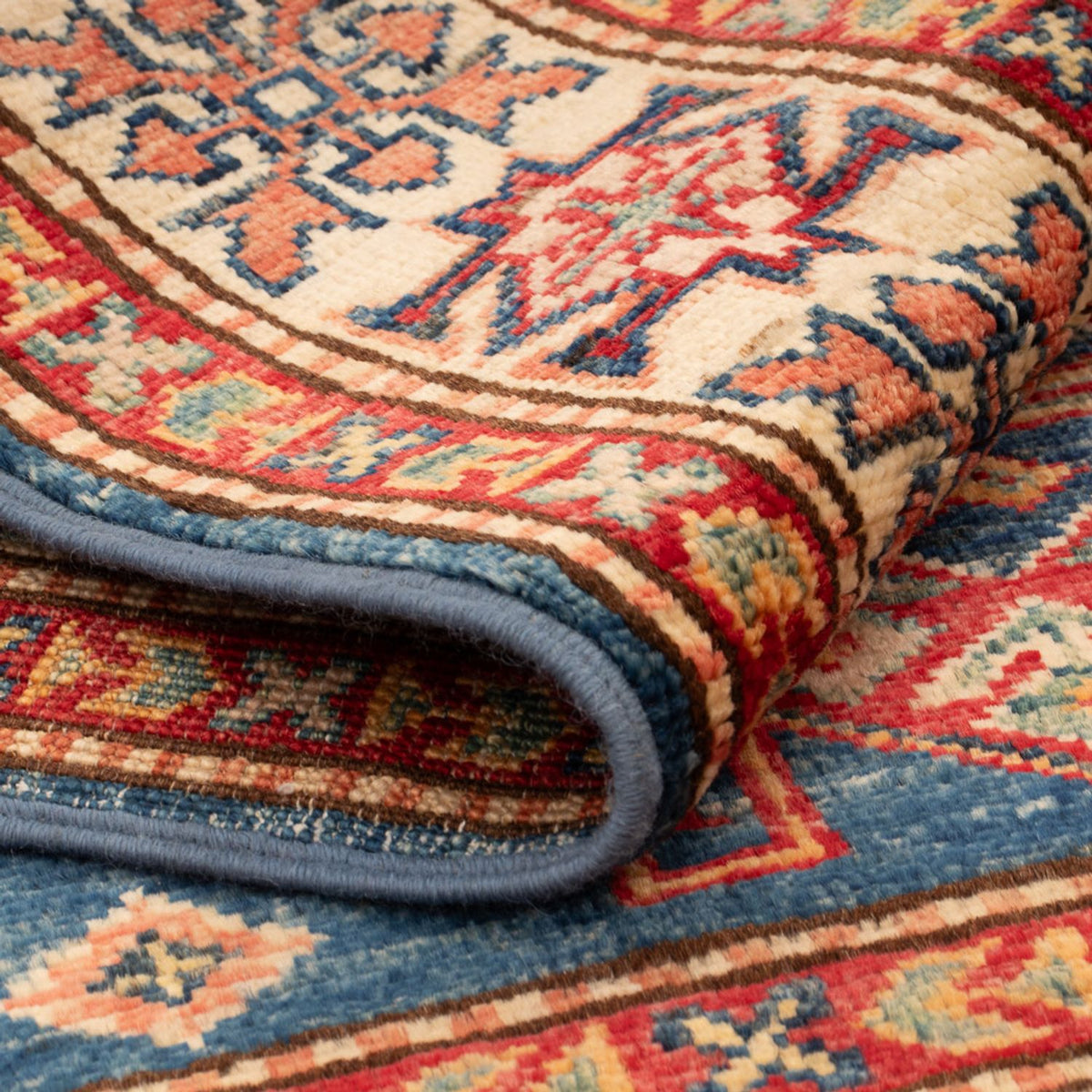 Dywan Ziegler - Kazak - Royal - 122 x 80 cm - niebieski