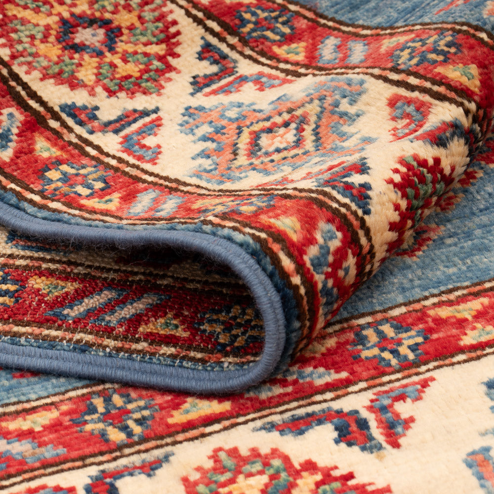 Dywan Ziegler - Kazak - Royal - 129 x 77 cm - niebieski