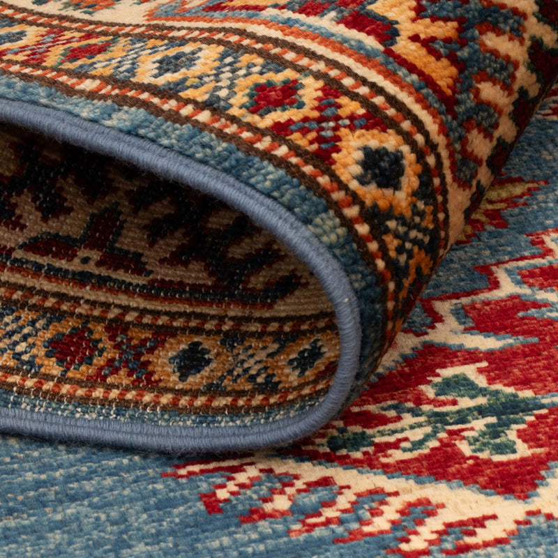 Dywan Ziegler - Kazak - Royal - 124 x 89 cm - niebieski