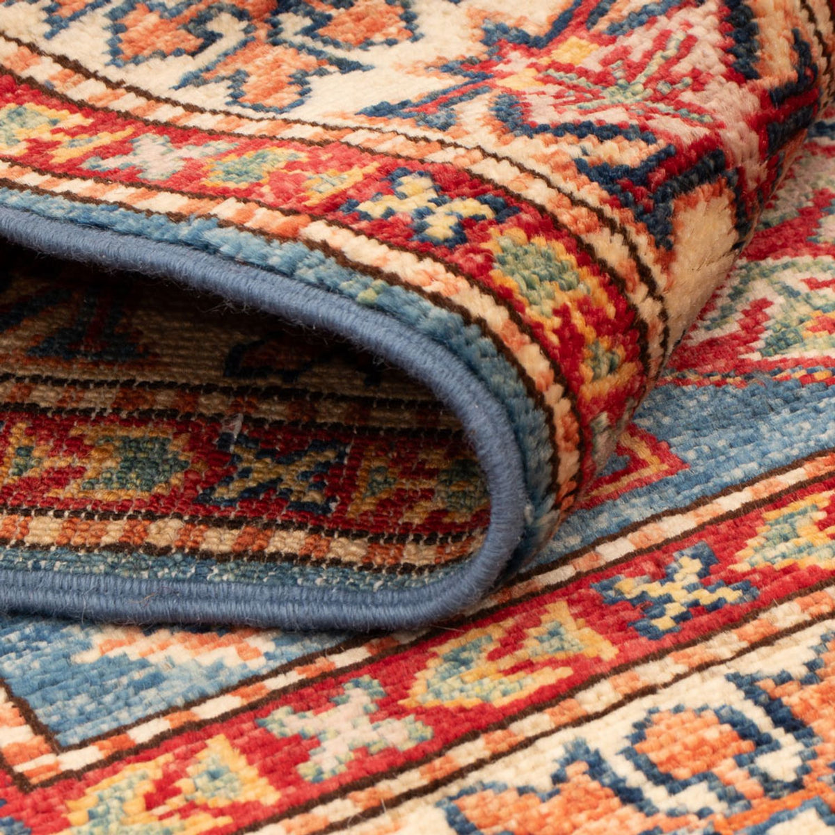 Dywan Ziegler - Kazak - Royal - 125 x 82 cm - niebieski