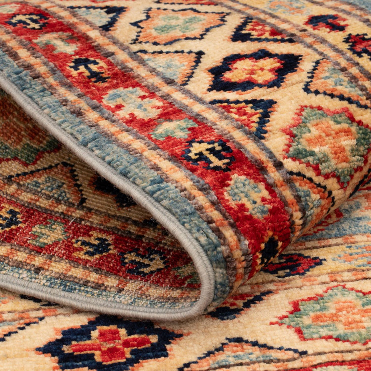 Dywan Ziegler - Kazak - Royal - 101 x 77 cm - niebieski