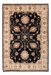 Dywan Zieglera 80x120cm - Dywan orientalny - Prostokątny / Czarny / 80 x 120 cm Prostokątny