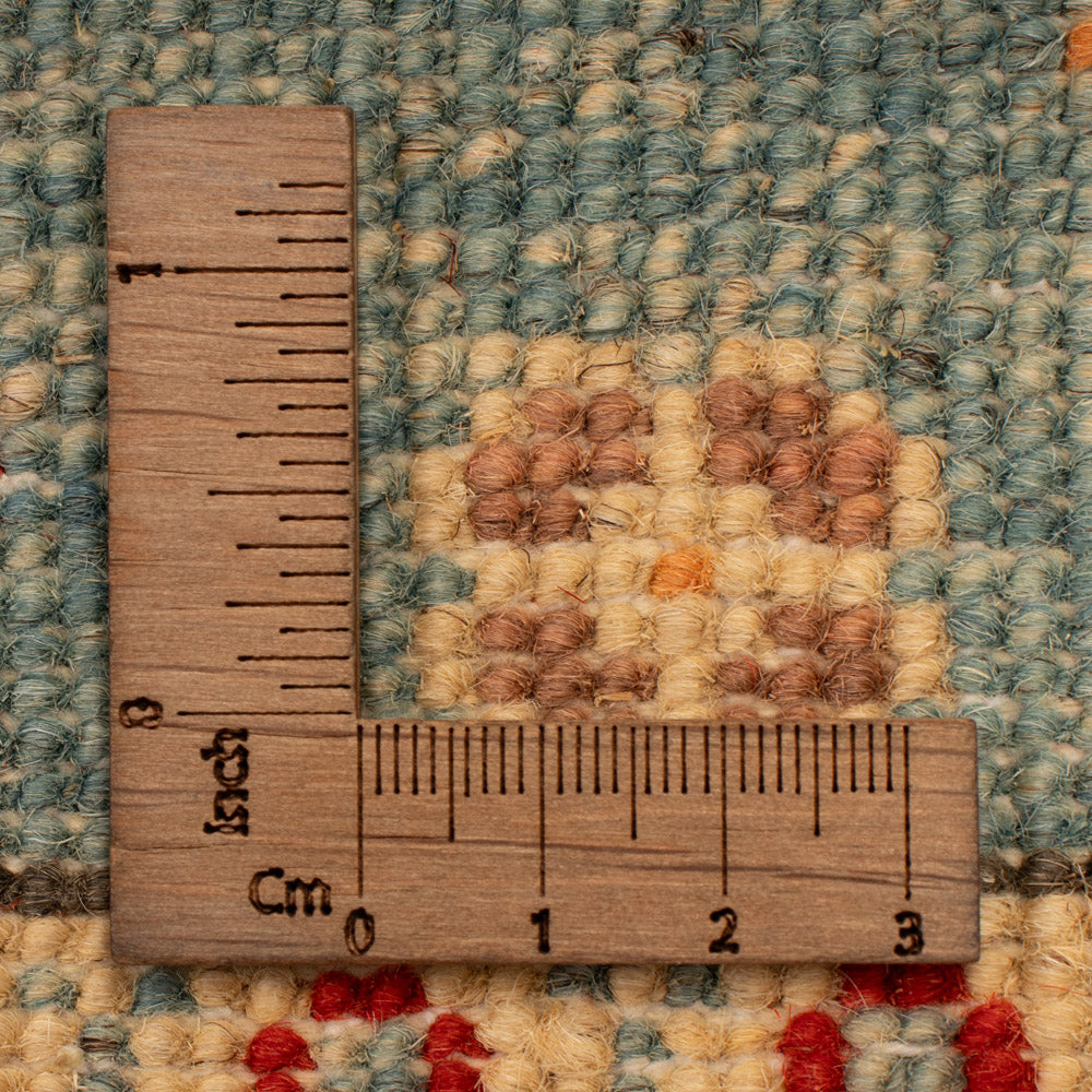 Dywan Ziegler - Kazak - 88 x 59 cm - jasnoniebieski