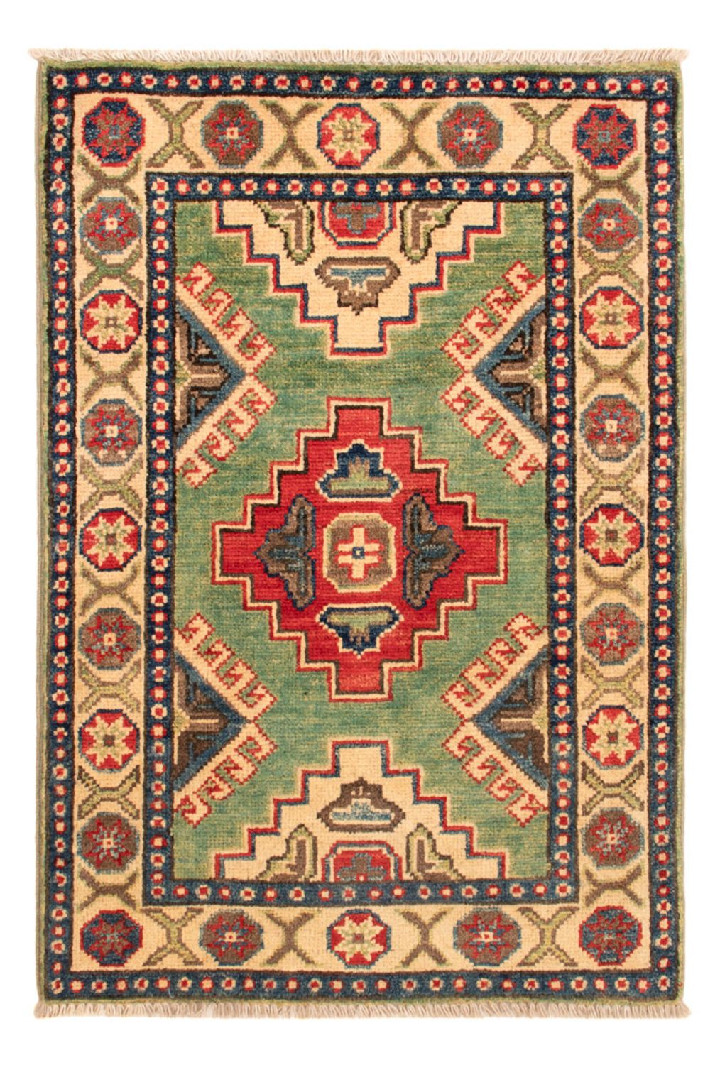 Dywan Ziegler - Kazak - 90 x 60 cm - zielona