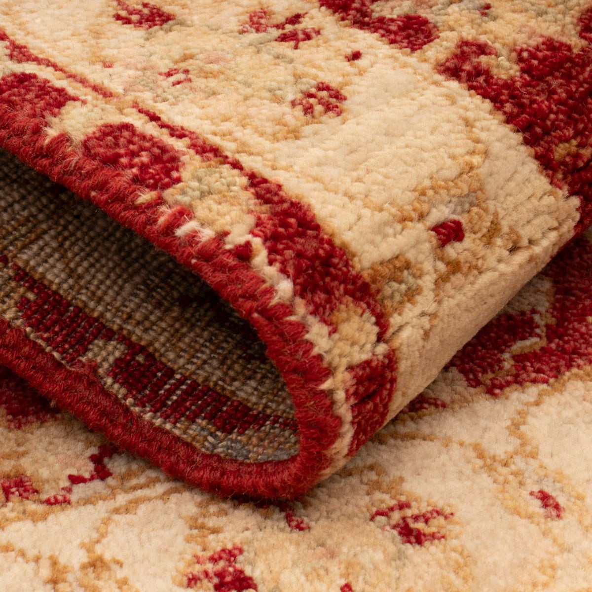 Dywan Zieglera - 90 x 60 cm - bordowa czerwień