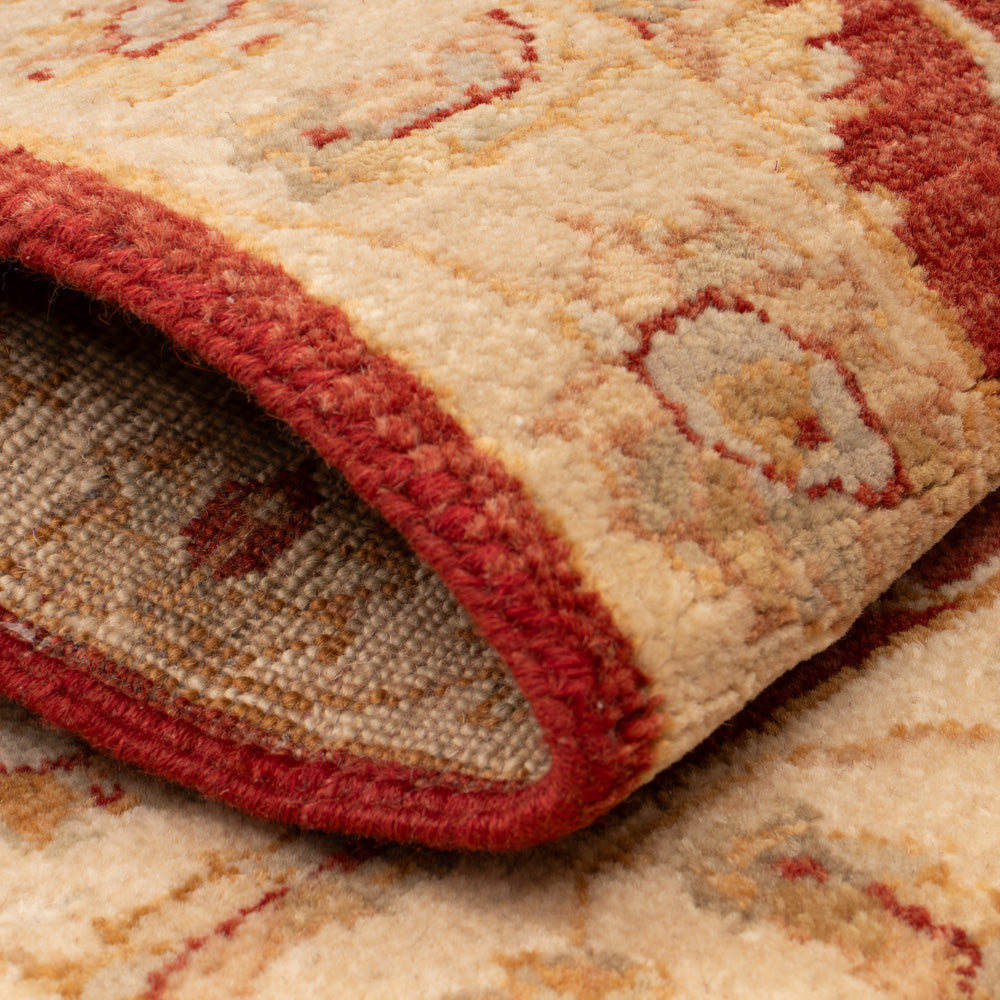 Dywan Zieglera - 90 x 60 cm - bordowa czerwień