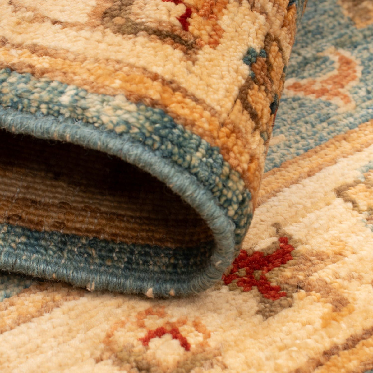 Dywan Zieglera - 70 x 52 cm - turkusowy