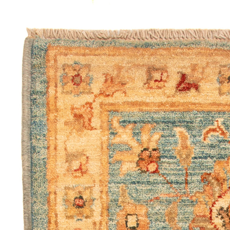 Dywan Zieglera - 76 x 52 cm - turkusowy