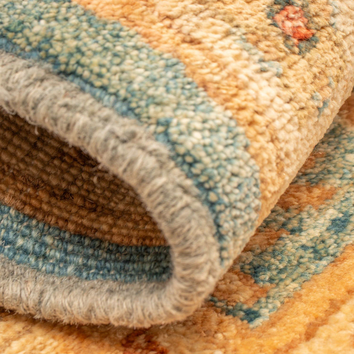 Dywan Zieglera - 76 x 52 cm - turkusowy