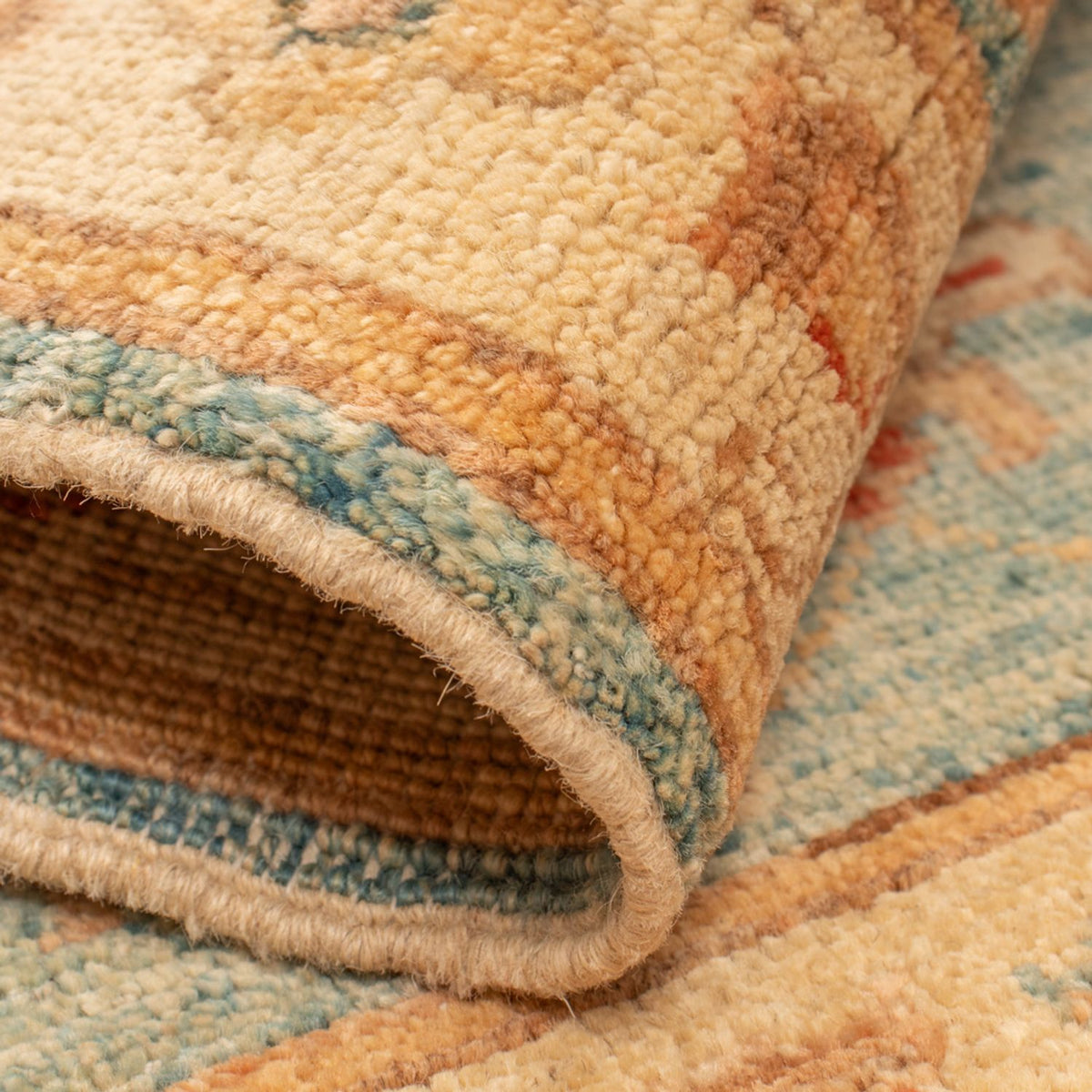 Dywan Zieglera - 76 x 51 cm - turkusowy