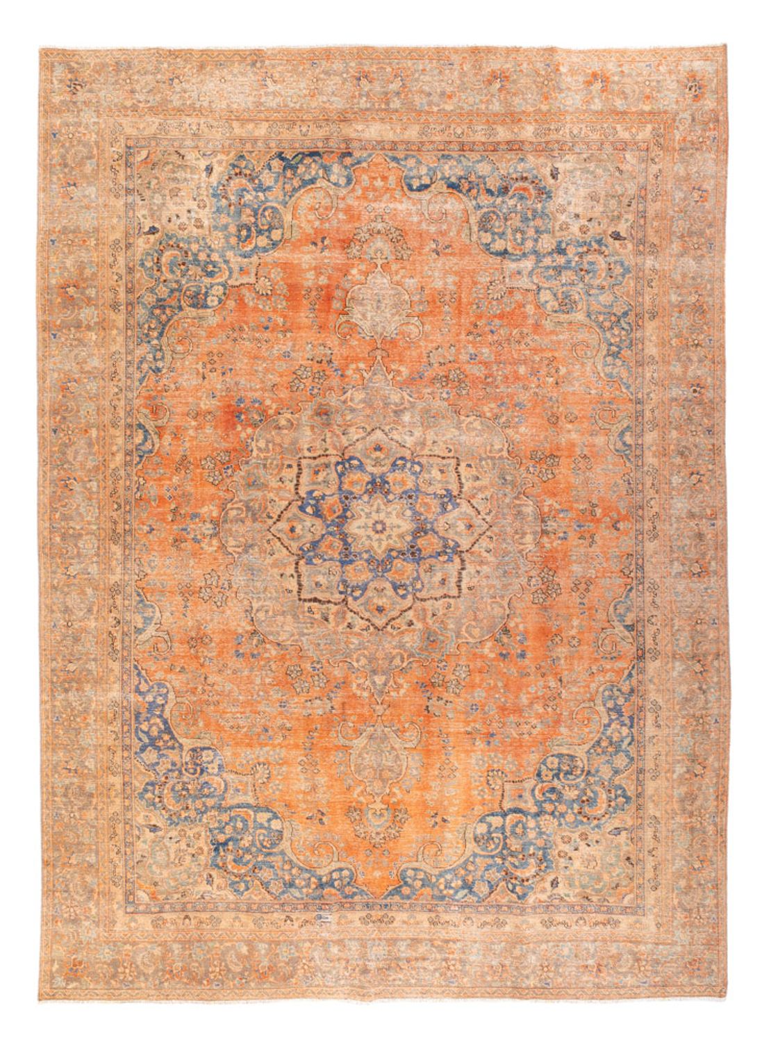 Dywan Vintage - 362 x 259 cm - pomarańczowy