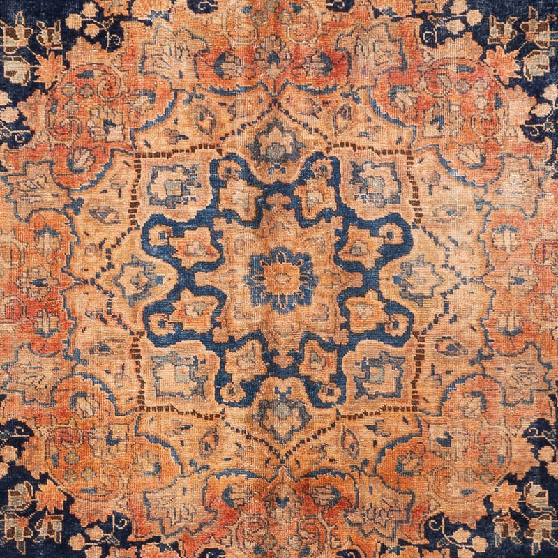 Dywan Vintage - 387 x 286 cm - ciemnoniebieski