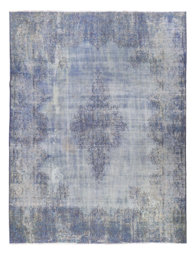 Dywan Vintage - 355 x 266 cm - ciemnoniebieski
