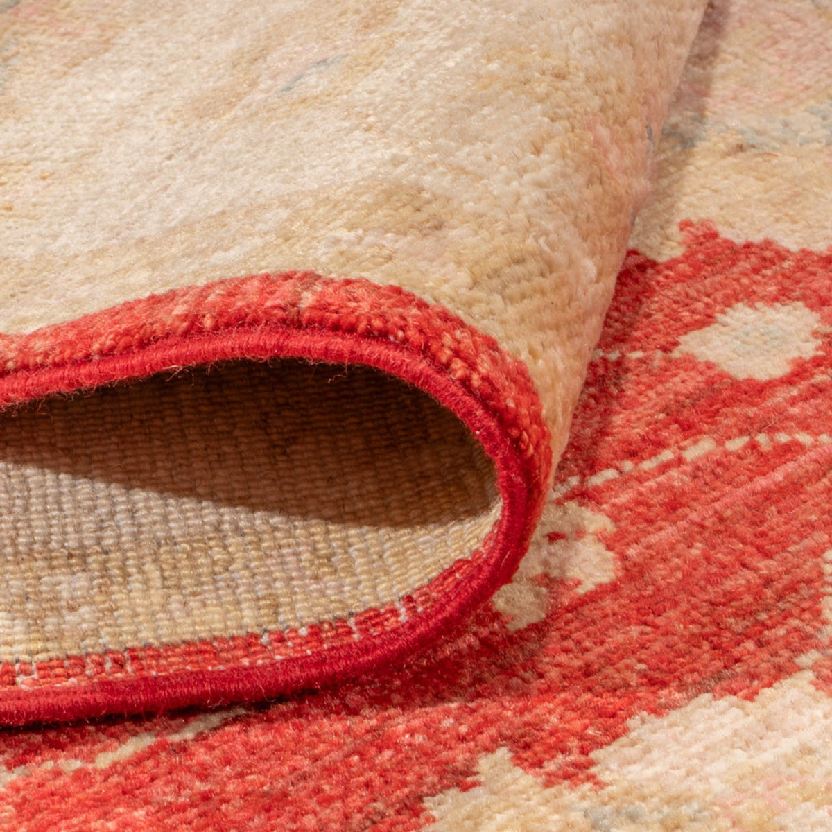 Biegacz Dywan Zieglera - 393 x 122 cm - czerwony