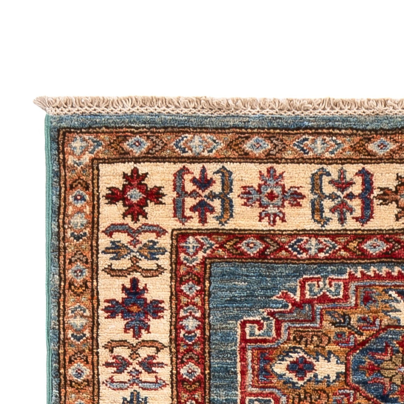 Biegacz Dywan Ziegler - Kazak - 245 x 79 cm - wielokolorowy