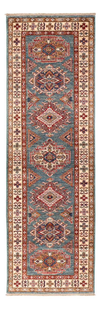 Dywan Kazak 75x246cm - Dywan orientalny - wielokolorowy