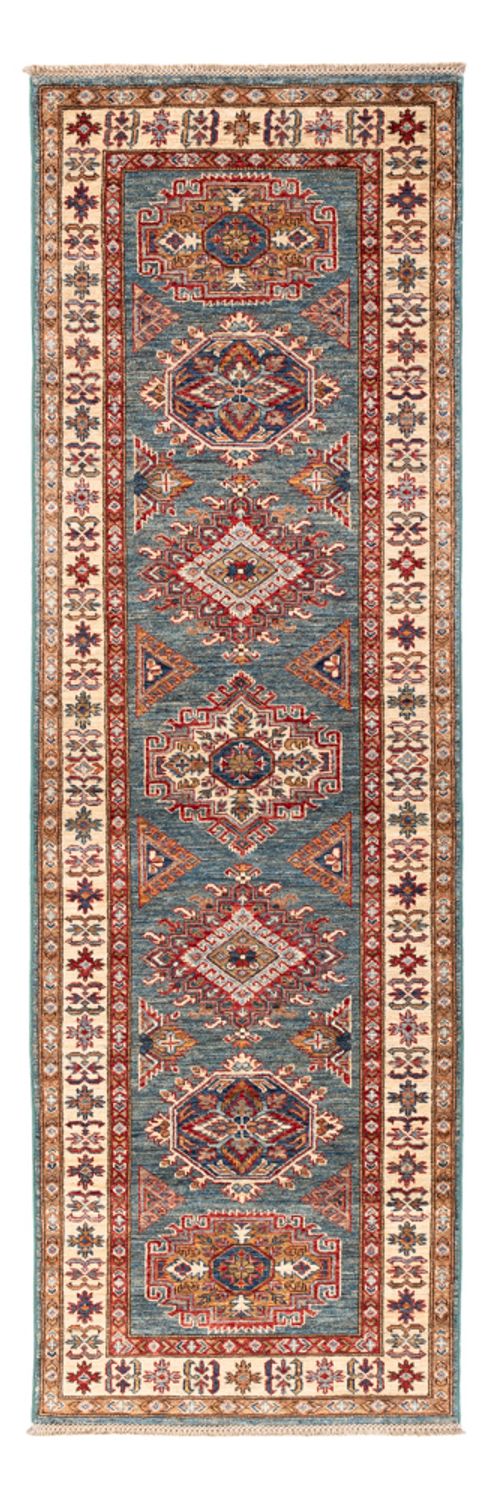 Biegacz Dywan Ziegler - Kazak - 246 x 75 cm - wielokolorowy