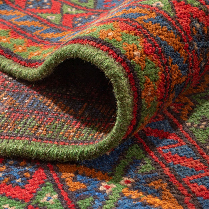 Dywan afgański - Filpa - 393 x 296 cm - zielona