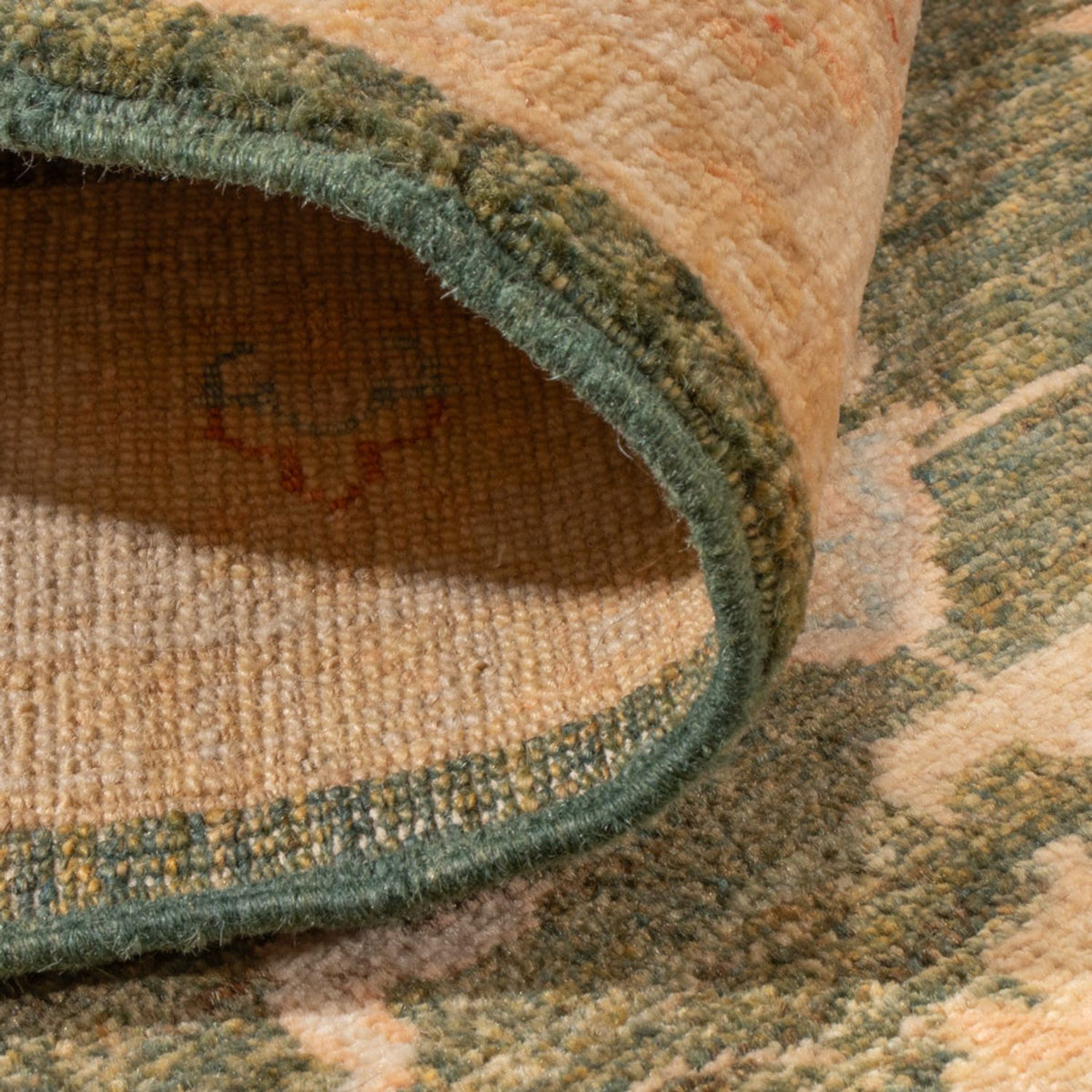 Biegacz Dywan Zieglera - 295 x 83 cm - oliwkowa zieleń