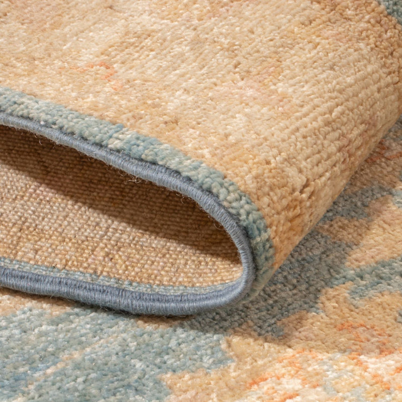 Biegacz Dywan Zieglera - 394 x 82 cm - jasnoniebieski