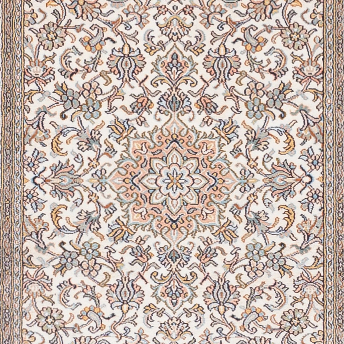 Biegacz Jedwabny dywan - Kashmir Silk - 480 x 79 cm - ciemny beż