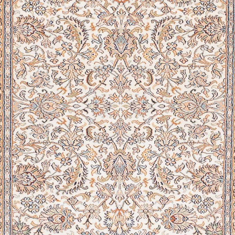 Biegacz Jedwabny dywan - Kashmir Silk - 447 x 98 cm - kremowy