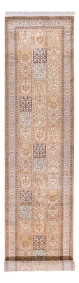 Biegacz Jedwabny dywan - Kashmir Silk - 452 x 97 cm - kremowy