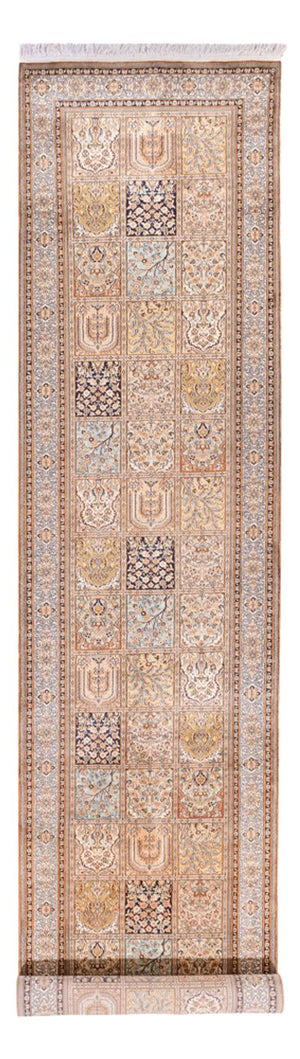 Biegacz Jedwabny dywan - Kashmir Silk - 452 x 97 cm - kremowy