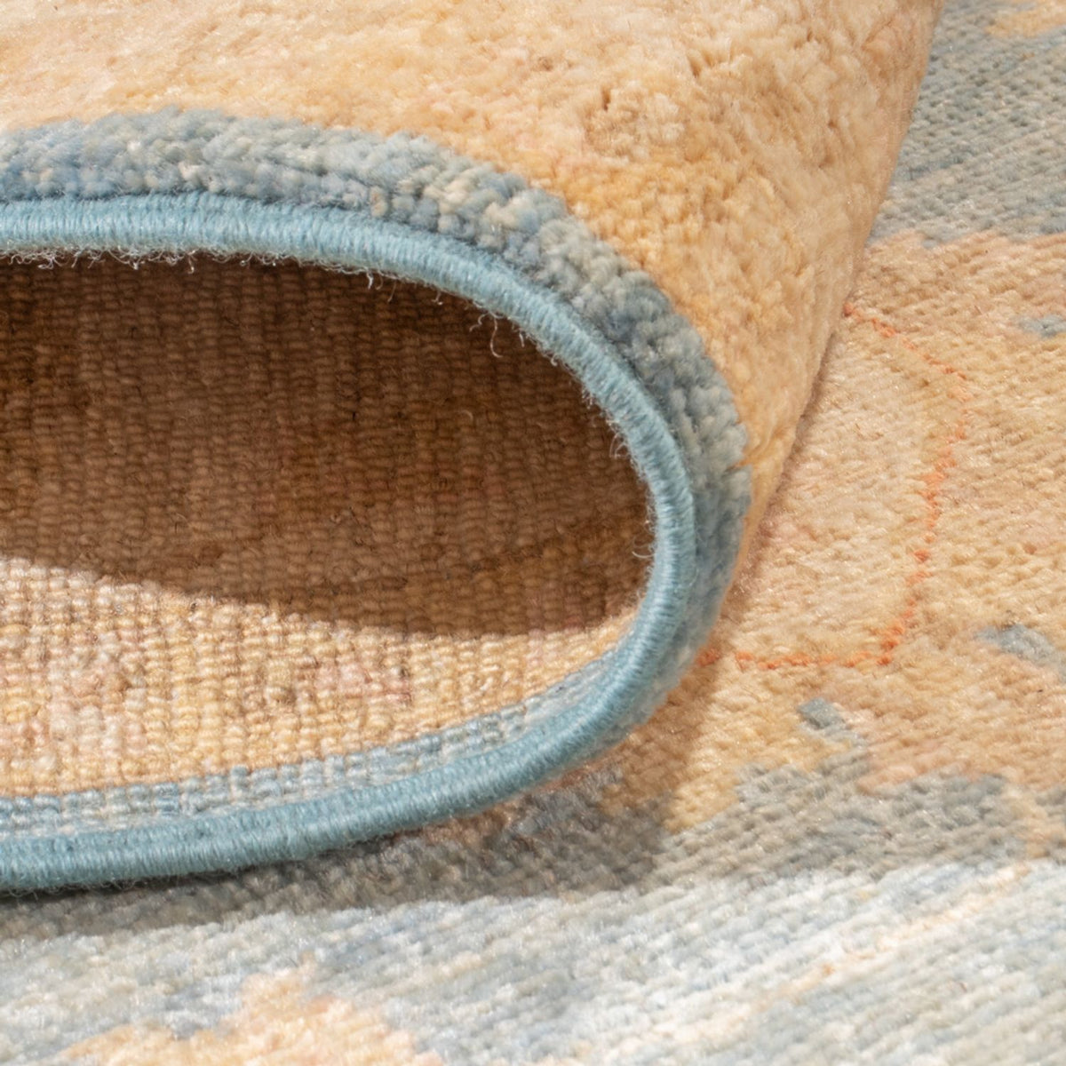 Biegacz Dywan Zieglera - 412 x 154 cm - jasnoniebieski