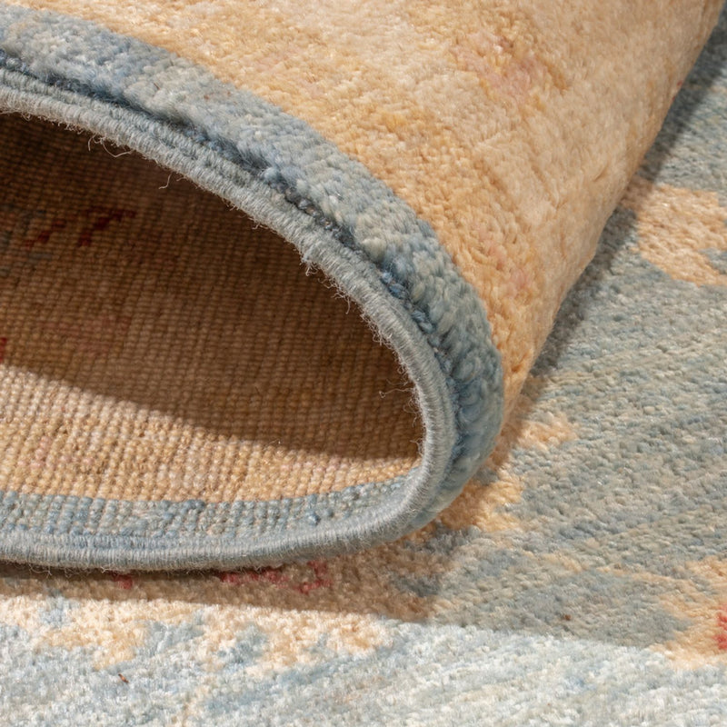 Biegacz Dywan Zieglera - 485 x 143 cm - jasnoniebieski