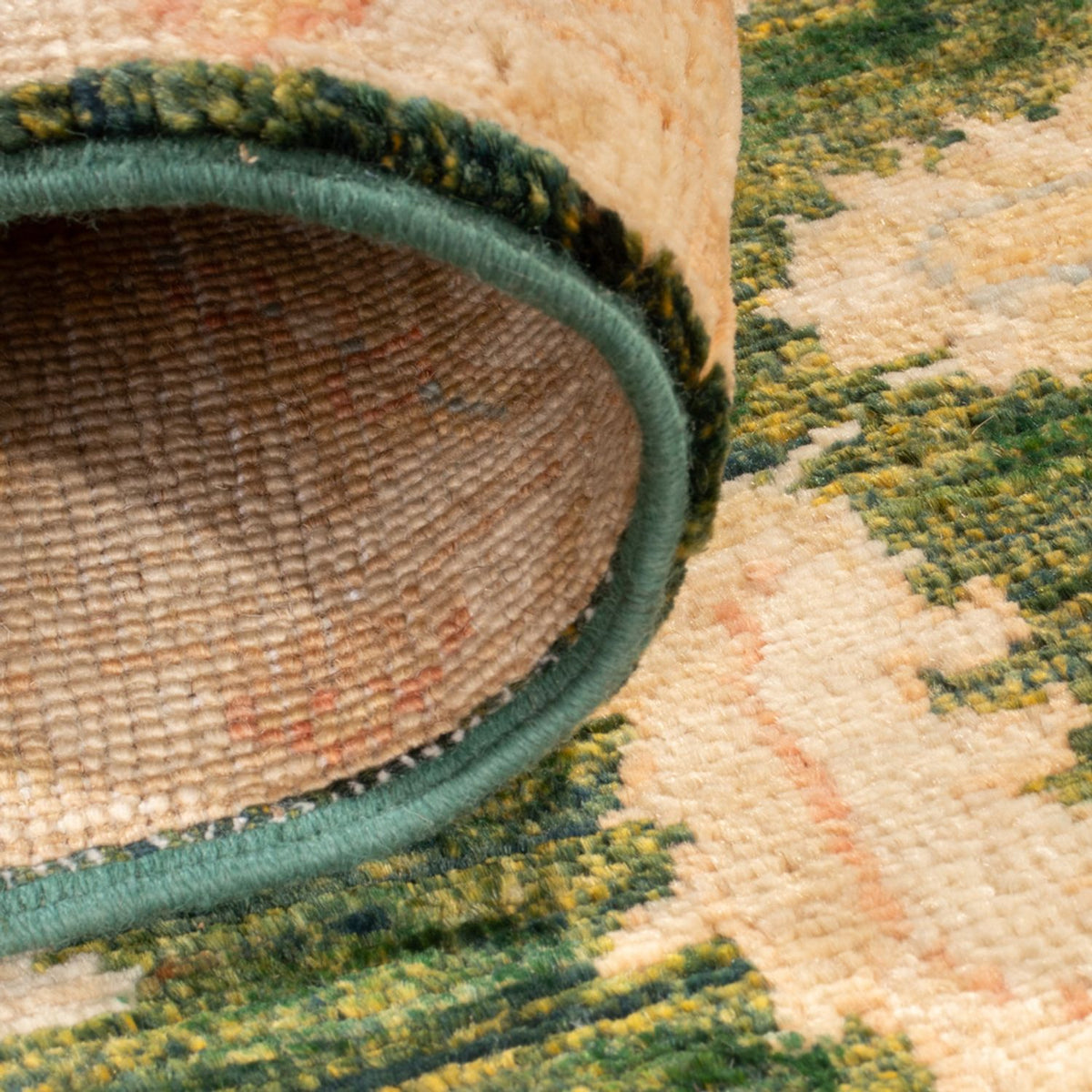 Biegacz Dywan Zieglera - 455 x 102 cm - zielona