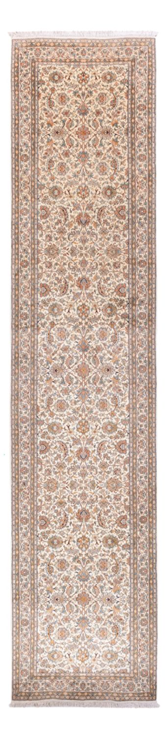 Biegacz Jedwabny dywan - Kashmir Silk - 444 x 94 cm - beżowy