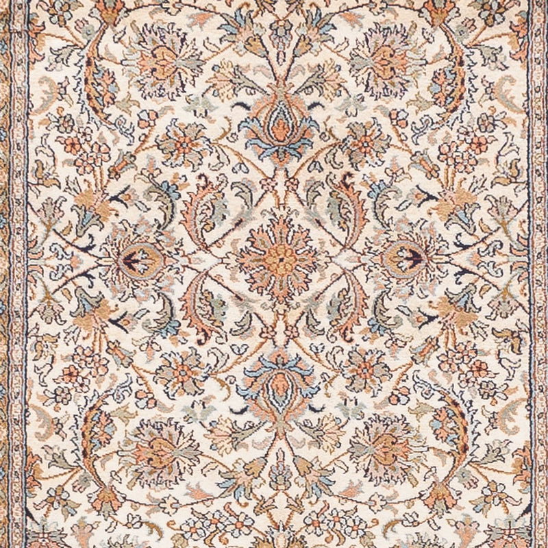Biegacz Jedwabny dywan - Kashmir Silk - 444 x 94 cm - beżowy