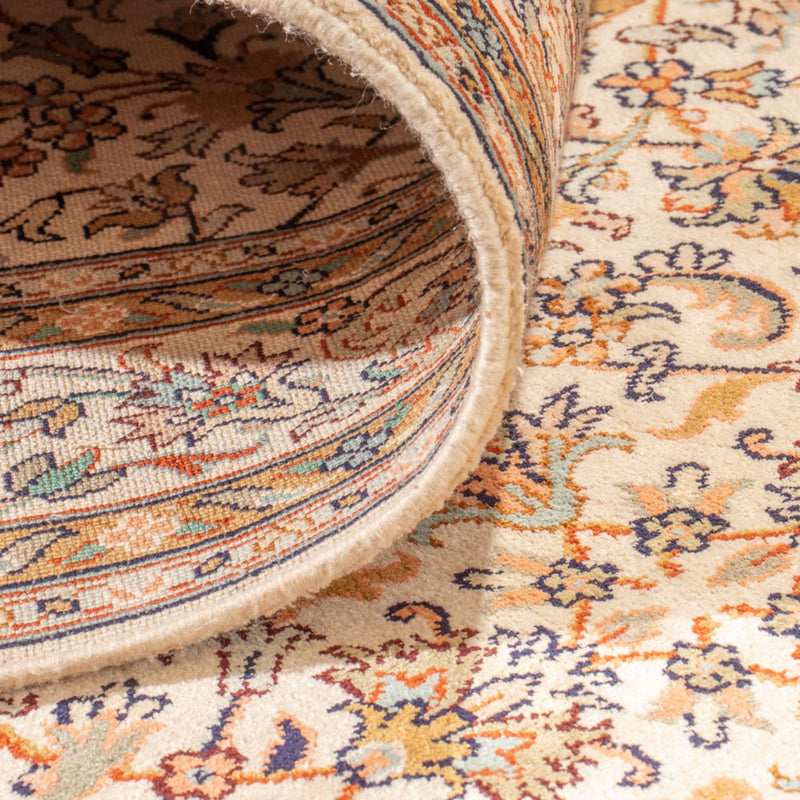 Biegacz Jedwabny dywan - Kashmir Silk - 444 x 94 cm - beżowy