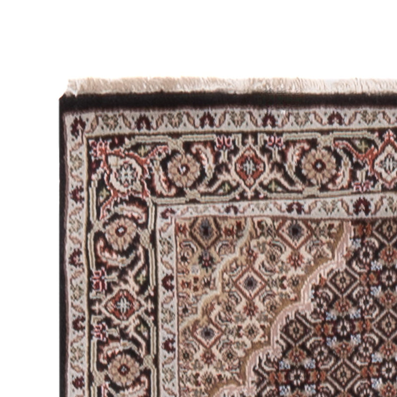 Biegacz Dywan orientalny - Tabriz - 406 x 82 cm - antracyt