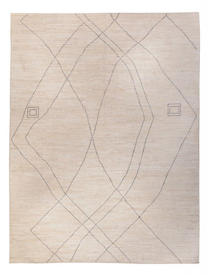 Designerski dywan - 410 x 310 cm - jasnoniebieski