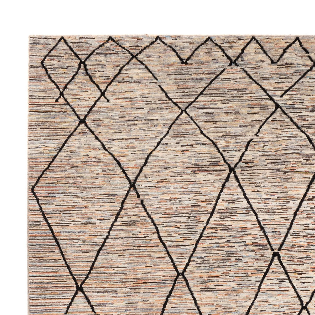 Designerski dywan - 284 x 218 cm - ciemny beż