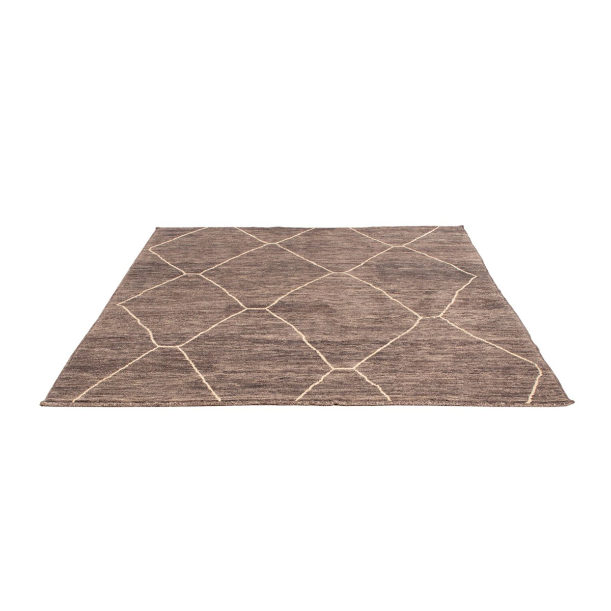 Dywan berberyjski - 194 x 158 cm - szary