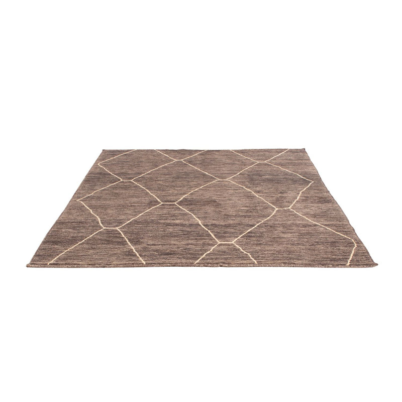 Dywan berberyjski - 194 x 158 cm - szary