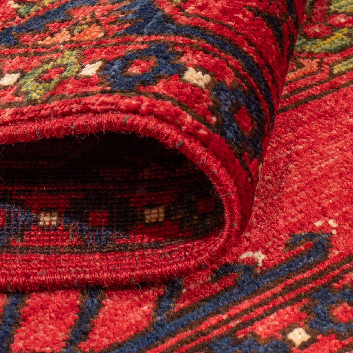 Afgański dywan - Kunduz - 148 x 100 cm - czerwony