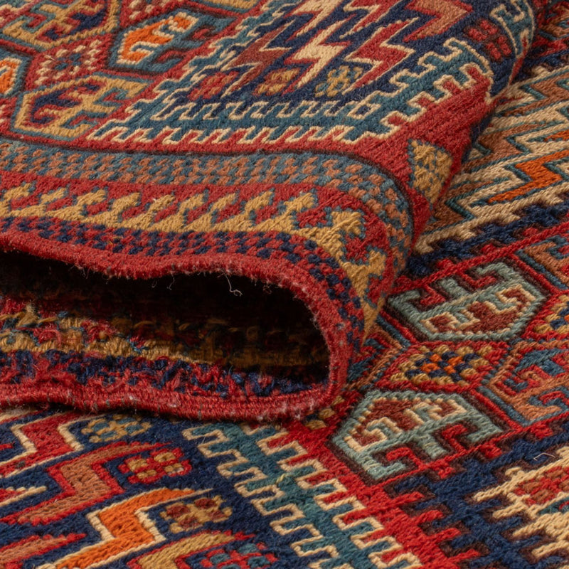 Dywan Kelim - Orientalny - Soumak - 217 x 157 cm - wielokolorowy