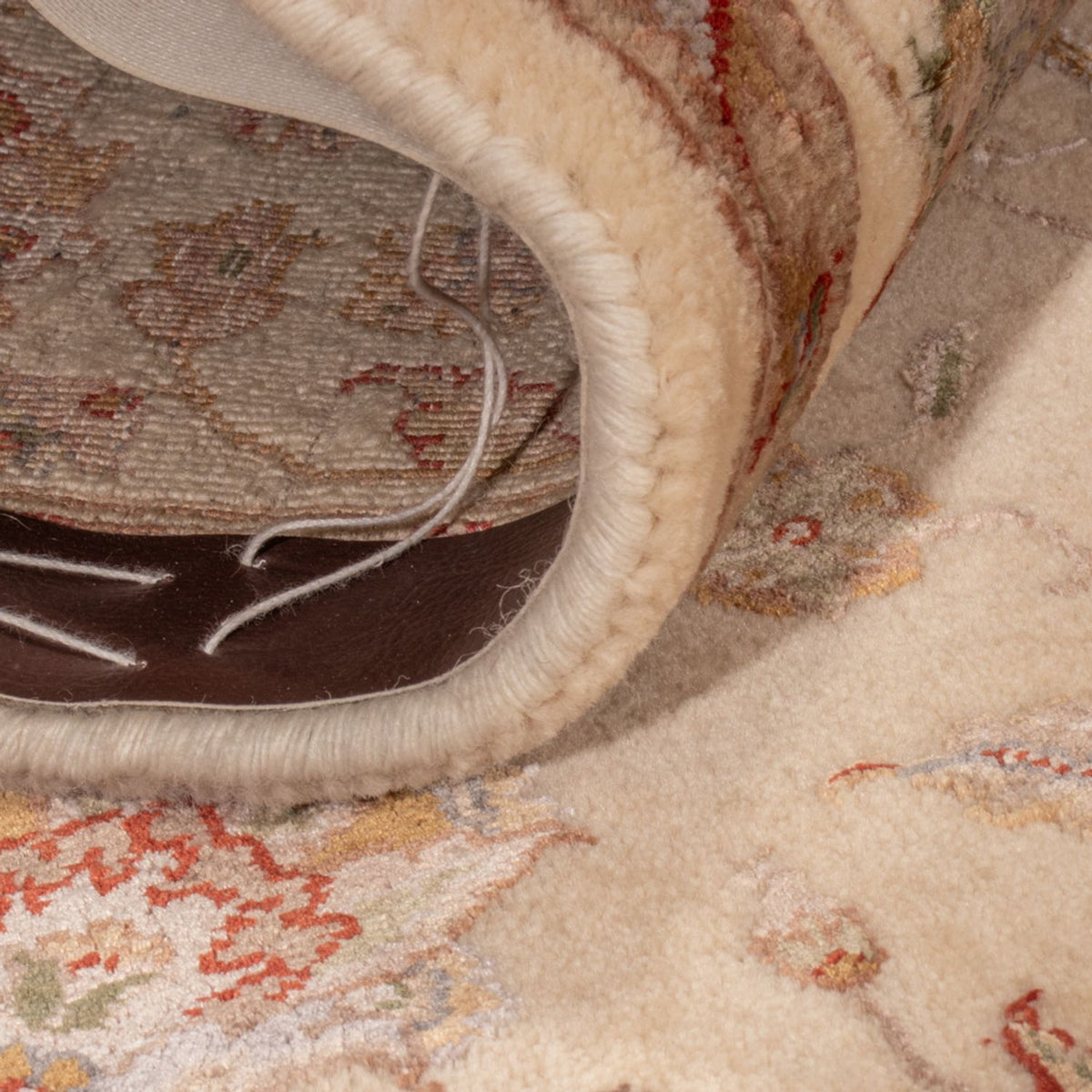 Dywan orientalny - Tabriz - 185 x 120 cm - kremowy